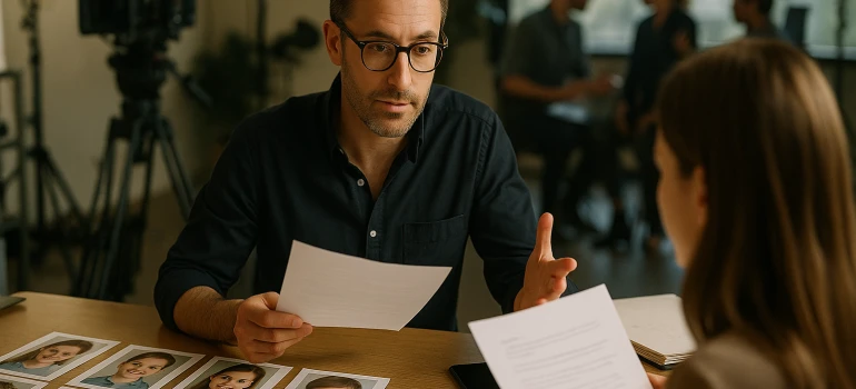 Çocuk Oyuncular İçin Set Hazırlığı