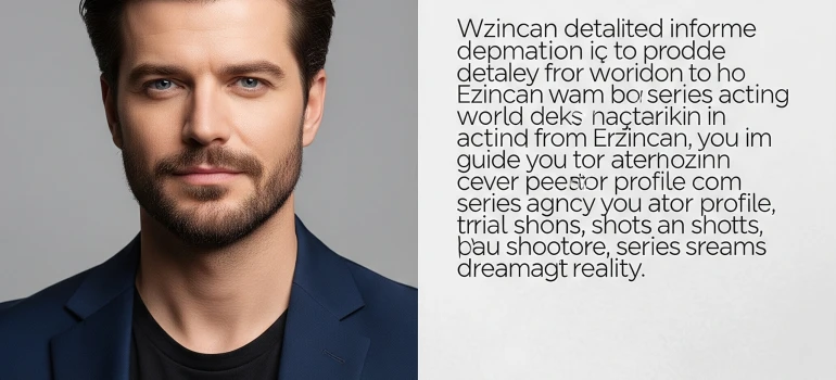 Erzincan'dan Dizi Oyunculuğu Başvurusu: Adım Adım Rehber