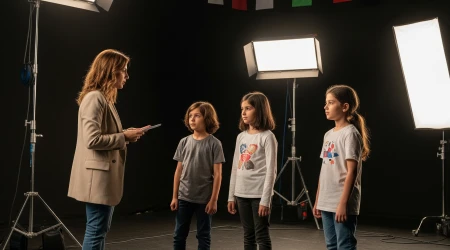 Okul çağında çocuk oyuncu başvurusu